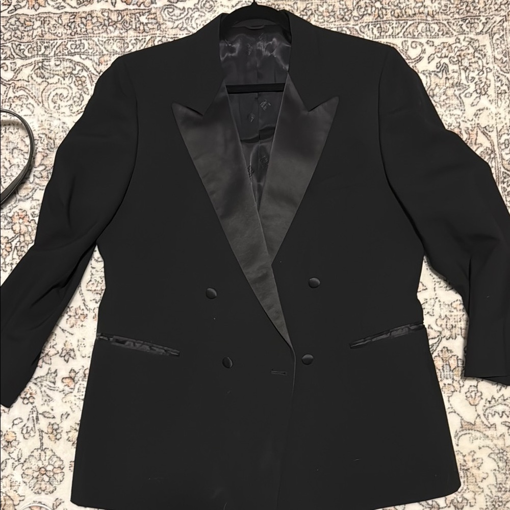Givenchy Black Double-Breasted Jacket - image 1